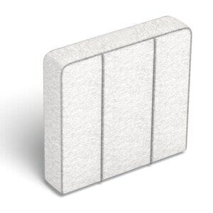 Lovesac Deep Side Cover: Tonal Sterling Luxe Chenille